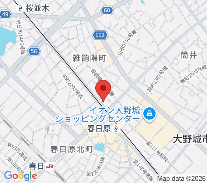 jmc音楽教室の地図