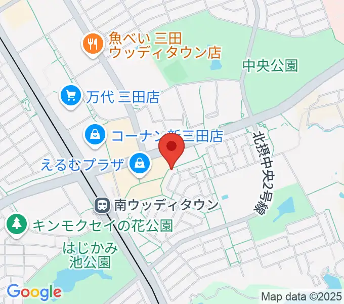 あんだんての会音楽教室の地図