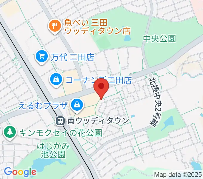 あんだんての会音楽教室の地図