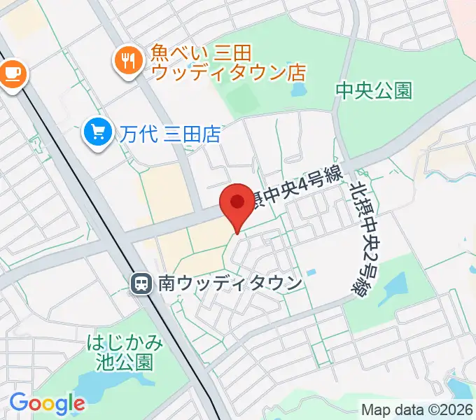 あんだんての会音楽教室の地図