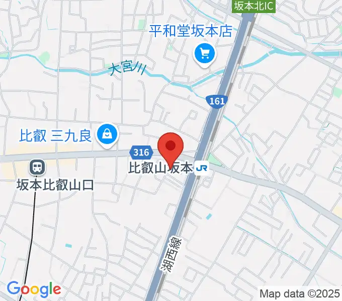 スタジオピッコロの地図