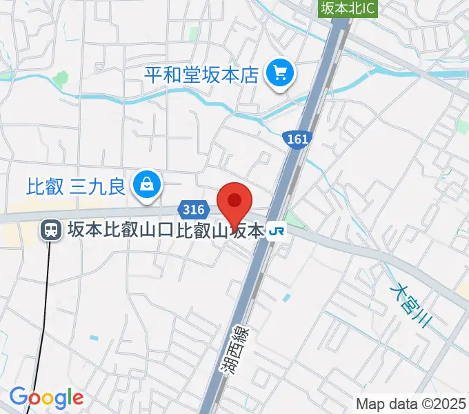 スタジオピッコロの地図