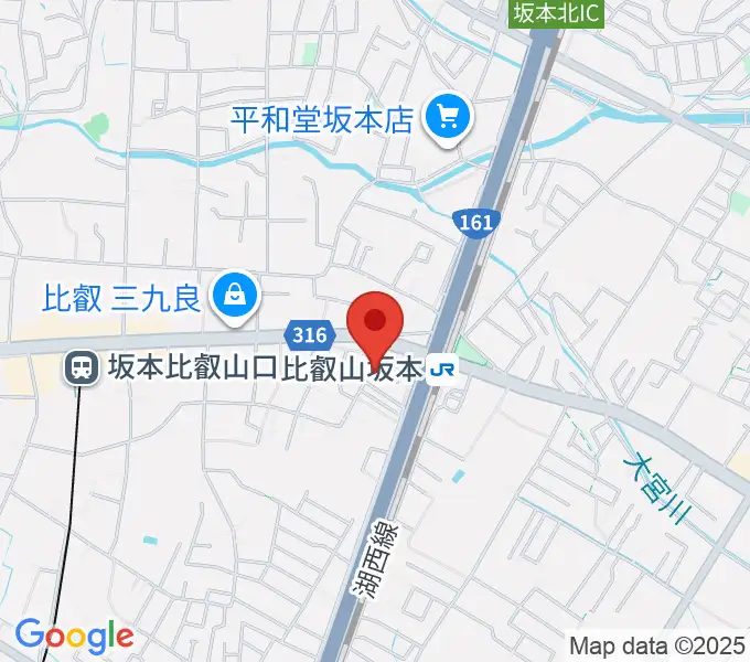 スタジオピッコロの地図