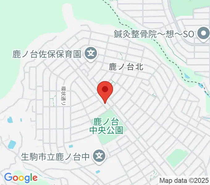 はせドラムスクールの地図