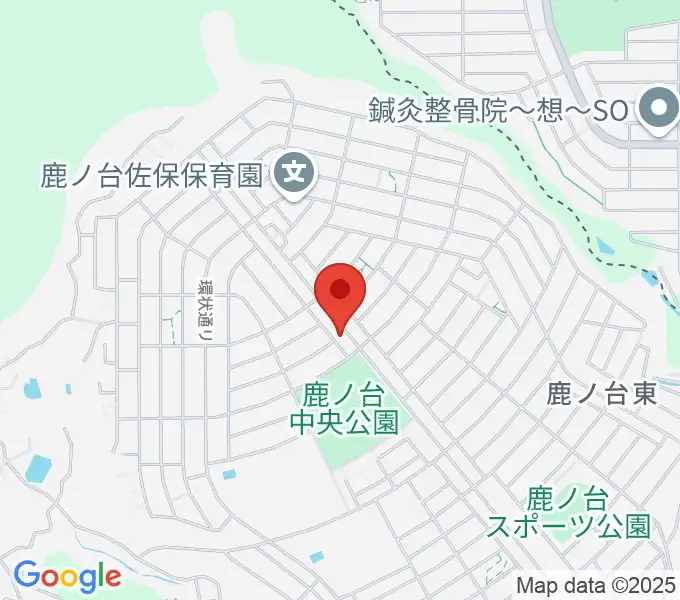 はせドラムスクールの地図