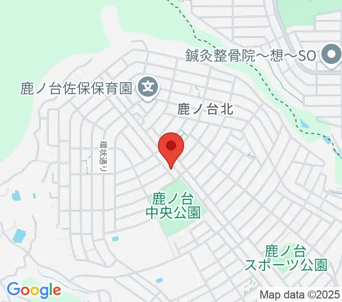 はせドラムスクールの地図