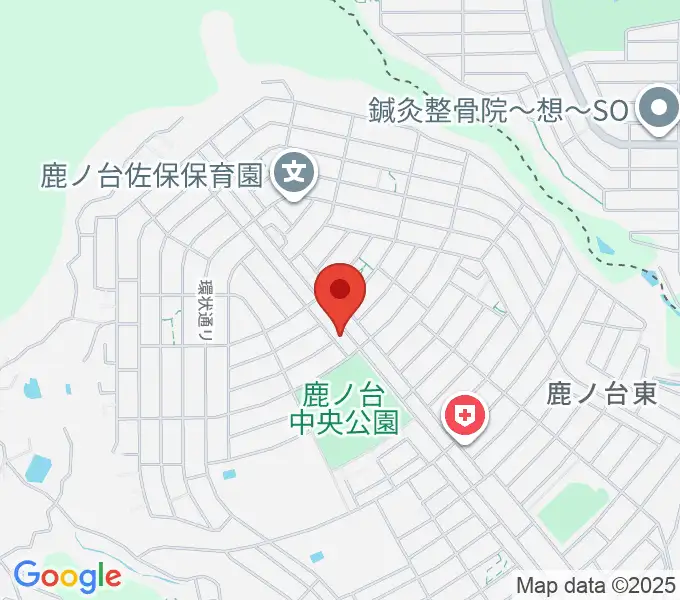 はせドラムスクールの地図