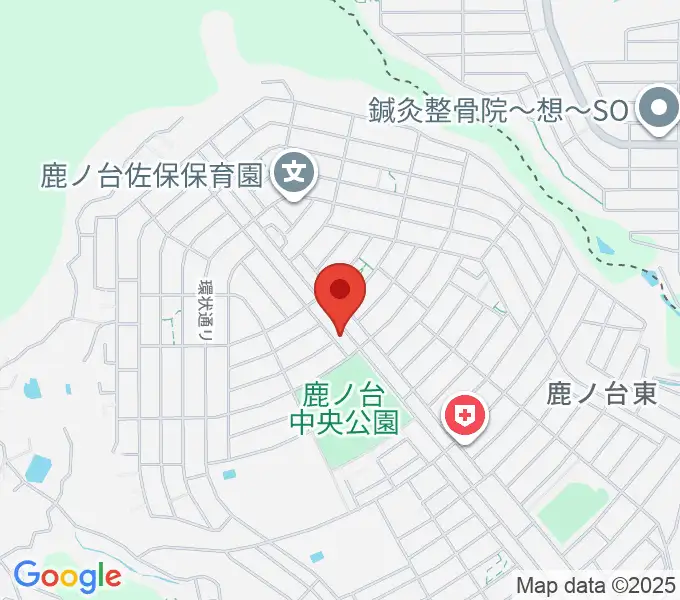 はせドラムスクールの地図