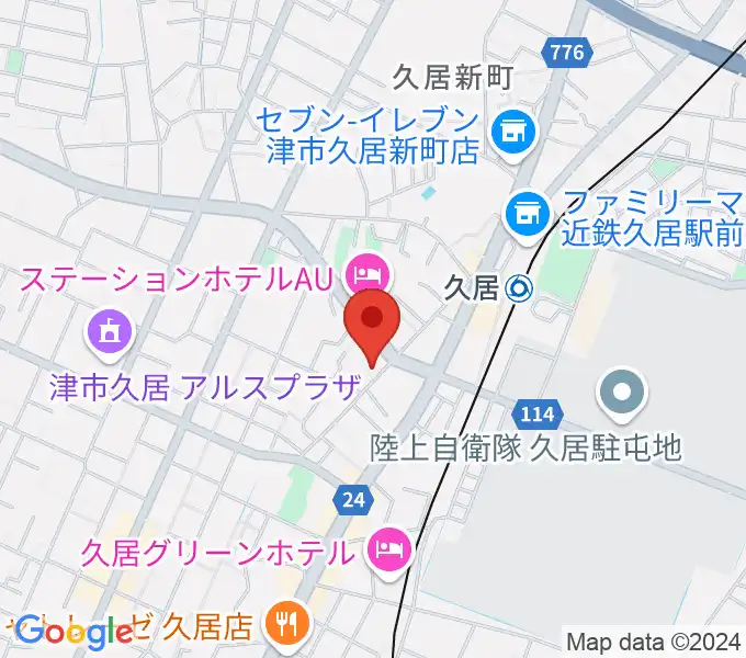 （有）フミヤ楽器の地図