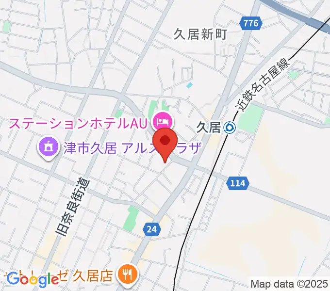 フミヤ楽器の地図