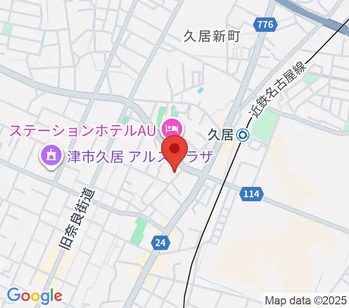 フミヤ楽器の地図