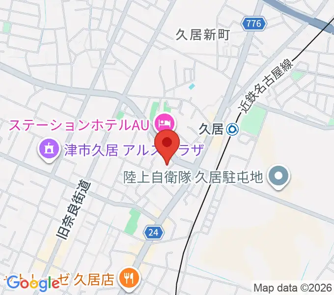 フミヤ楽器の地図