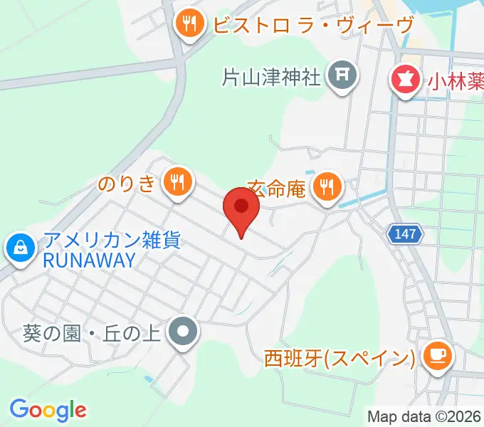 パスカル音楽教室の地図