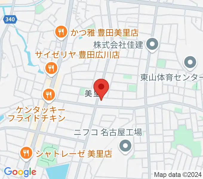 豊田ミュージックアカデミーの地図