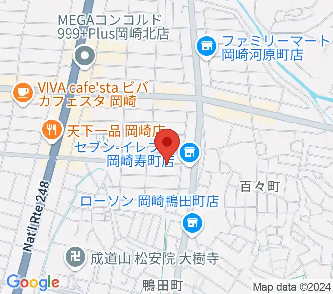 HIRO MUSIC HOUSEの地図