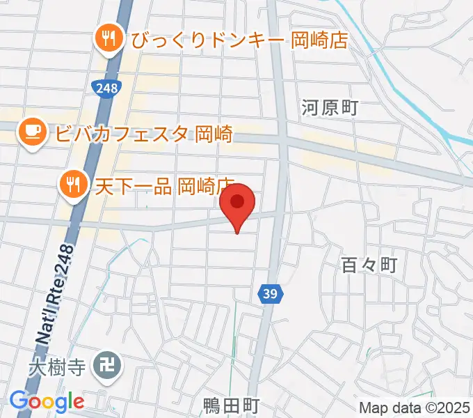 HIRO MUSIC HOUSEの地図