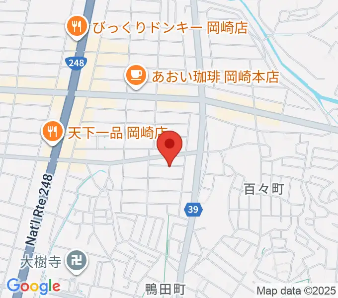 HIRO MUSIC HOUSEの地図