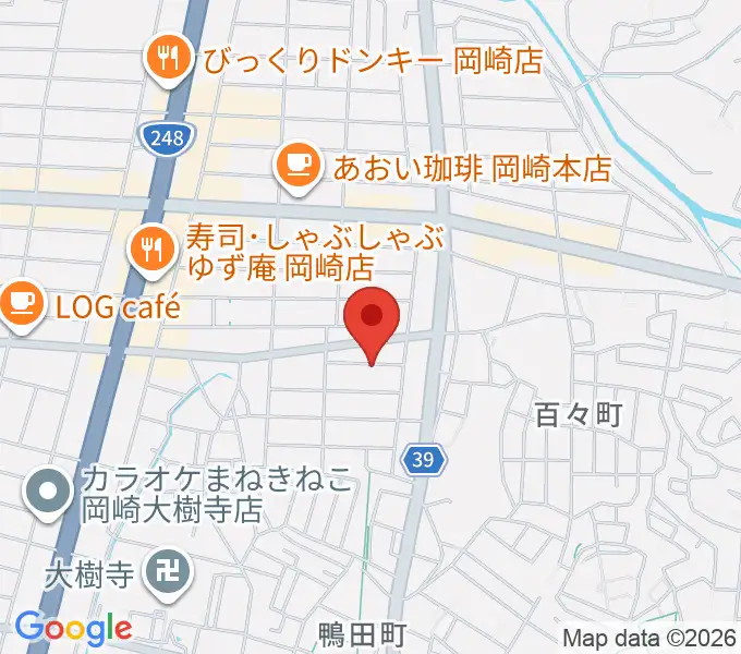 HIRO MUSIC HOUSEの地図