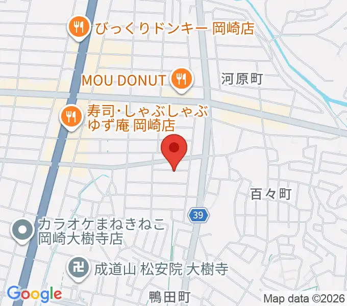 HIRO MUSIC HOUSEの地図
