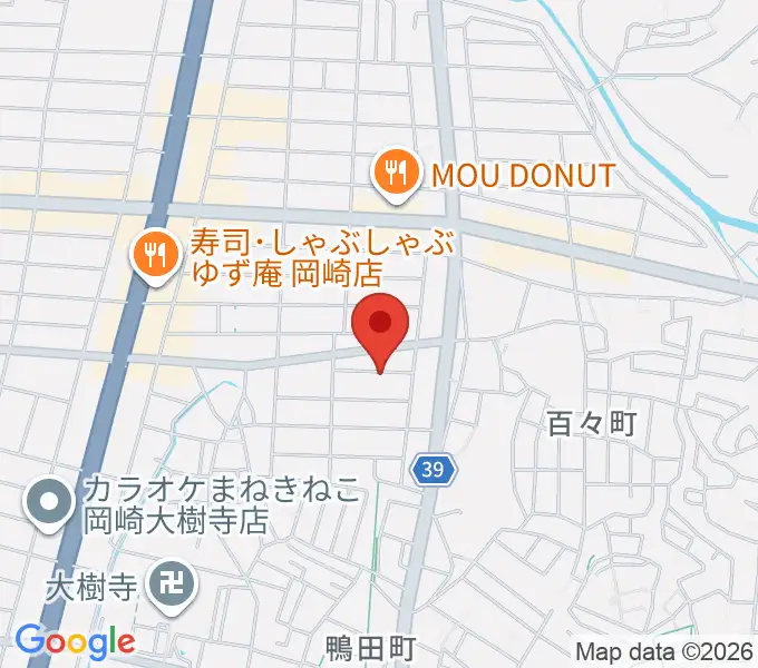 HIRO MUSIC HOUSEの地図
