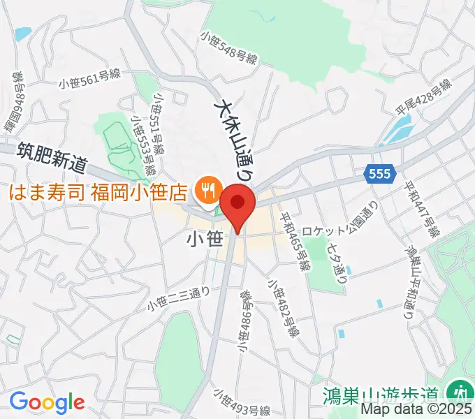 トンボーイミュージックの地図
