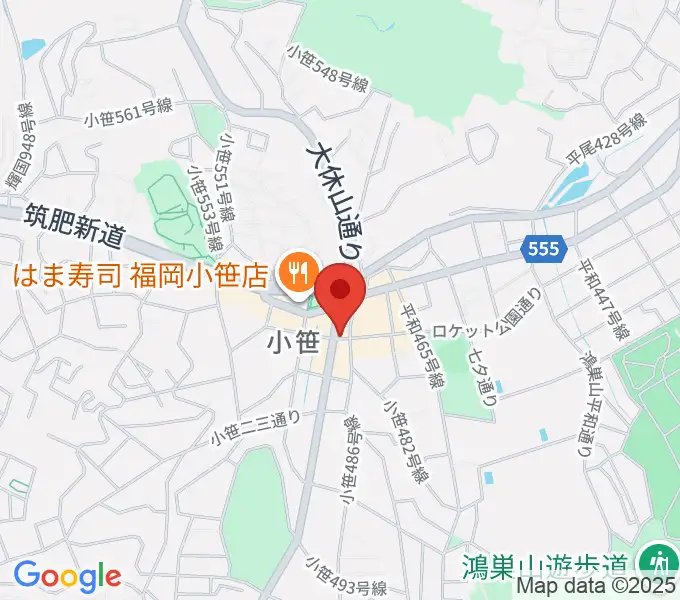 トンボーイミュージックの地図