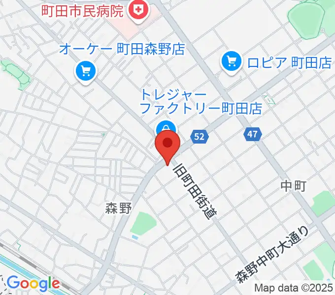 モダンギターセミナーの地図