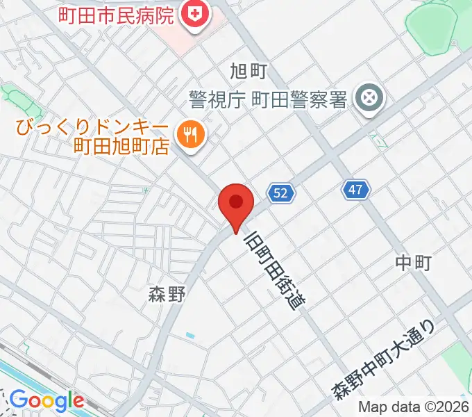 モダンギターセミナーの地図