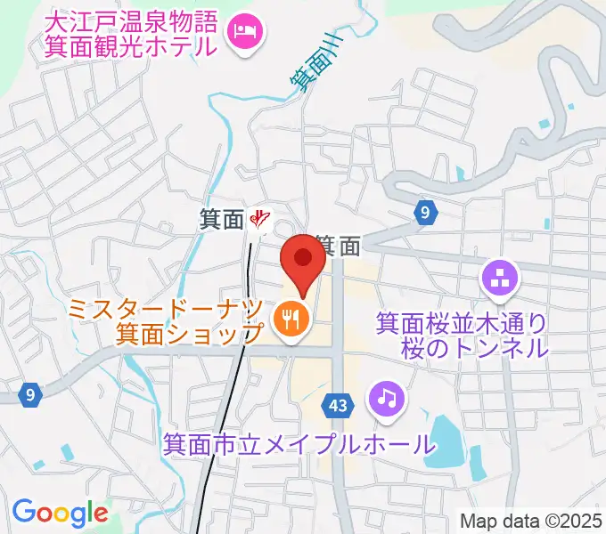 ミュージックドリーム音楽教室の地図