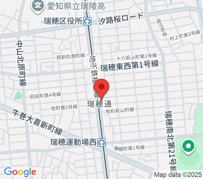 コンピュータミュージックスクールリカレンスの地図