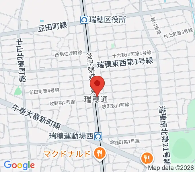 DTMスクールCMSリカレンスの地図