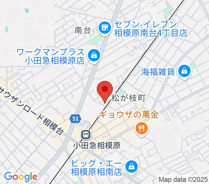 エンゼルミュージックの地図