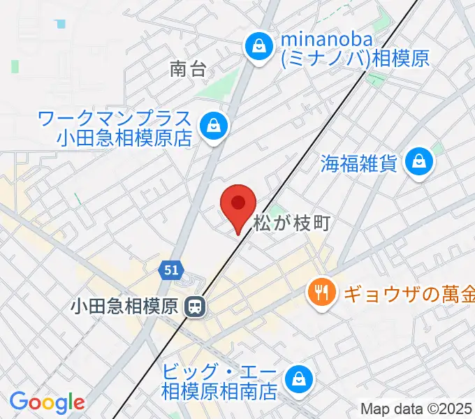 エンゼルミュージックの地図
