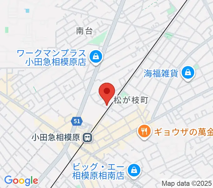 エンゼルミュージックの地図