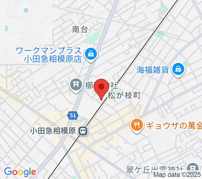 エンゼルミュージックの地図