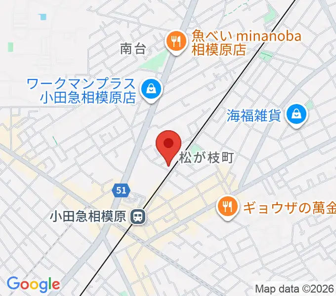 エンゼルミュージックの地図