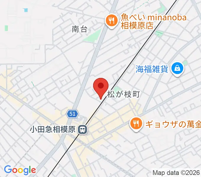 エンゼルミュージックの地図