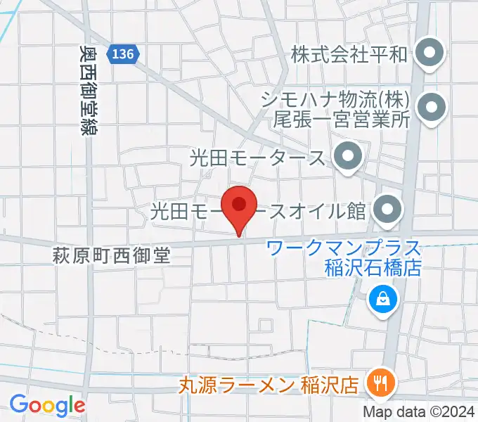 つむぎ音楽教室の地図