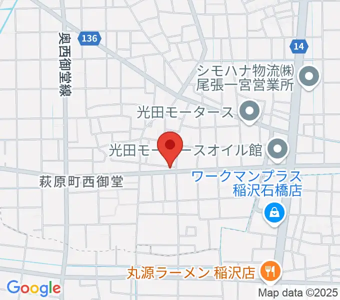つむぎ音楽教室の地図