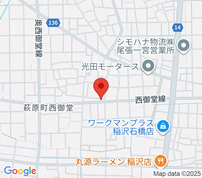 つむぎ音楽教室の地図