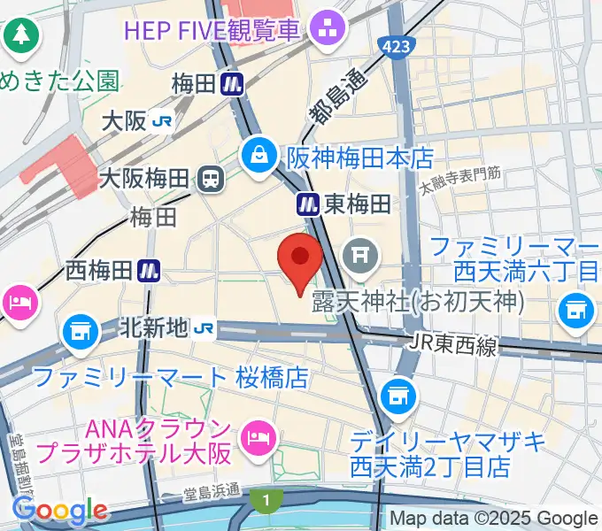 アール・エイチ・ワイ音楽教室の地図