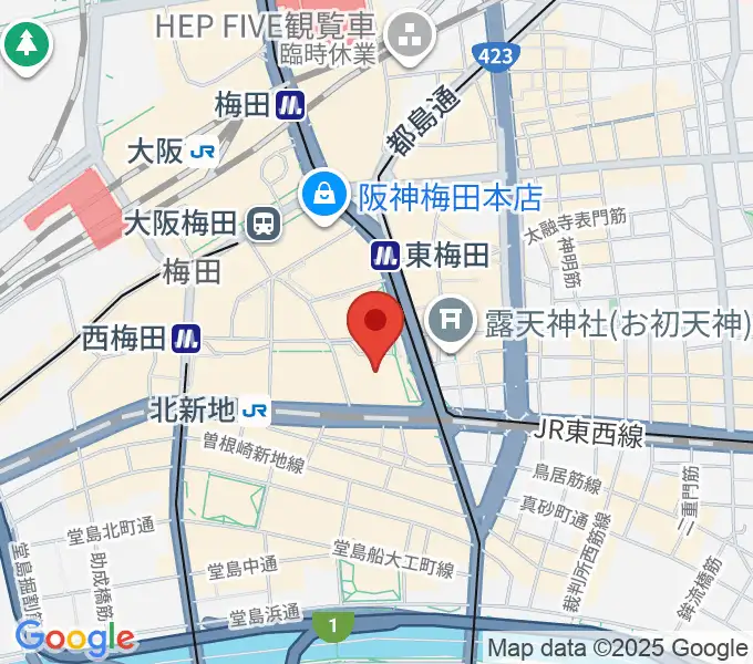 アール・エイチ・ワイ音楽教室の地図