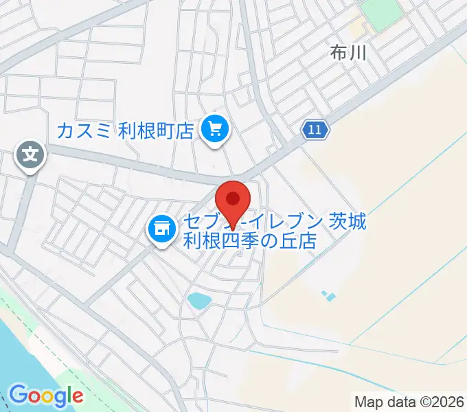 四季の丘ミュージックスクールの地図