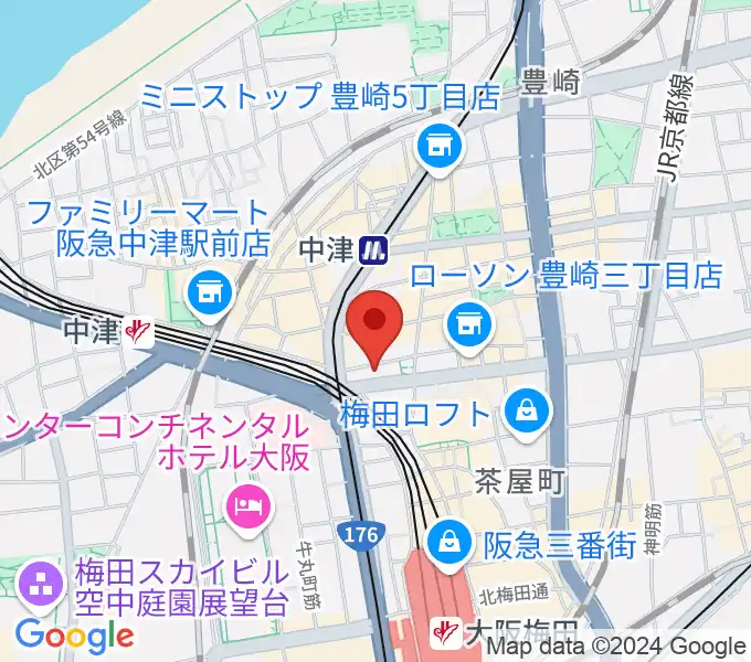 ESPエンタテインメント大阪の地図