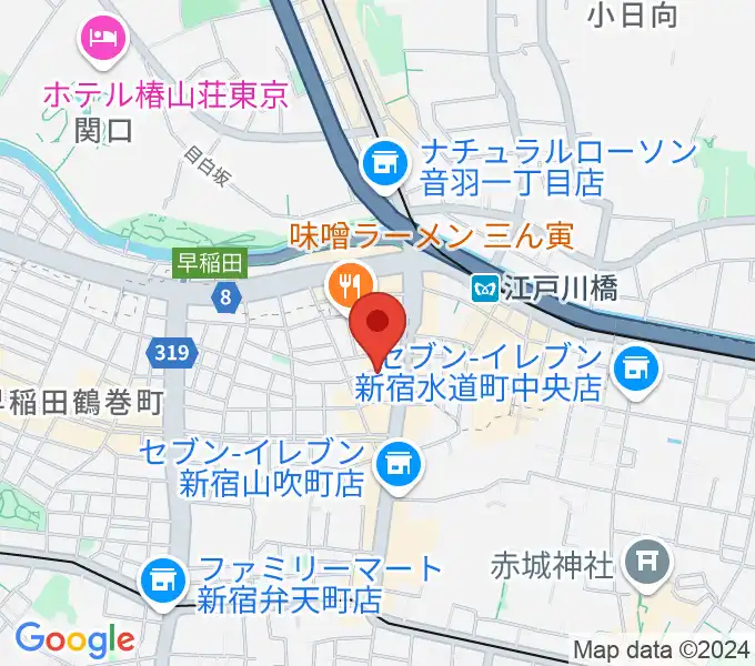 BEC音楽教室の地図