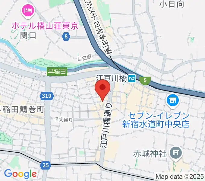 BEC音楽教室の地図