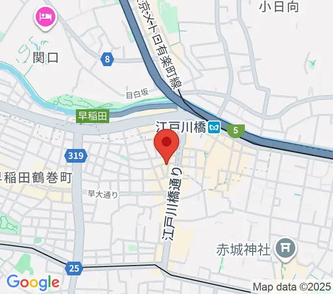 BEC音楽教室の地図