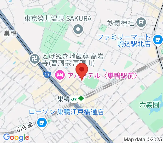 ミクロコスモスミュージックスクールの地図
