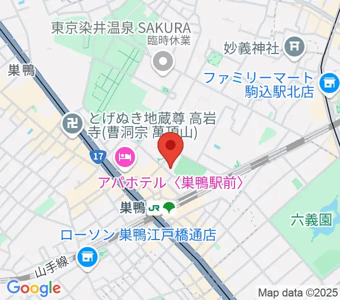 ミクロコスモスミュージックスクールの地図