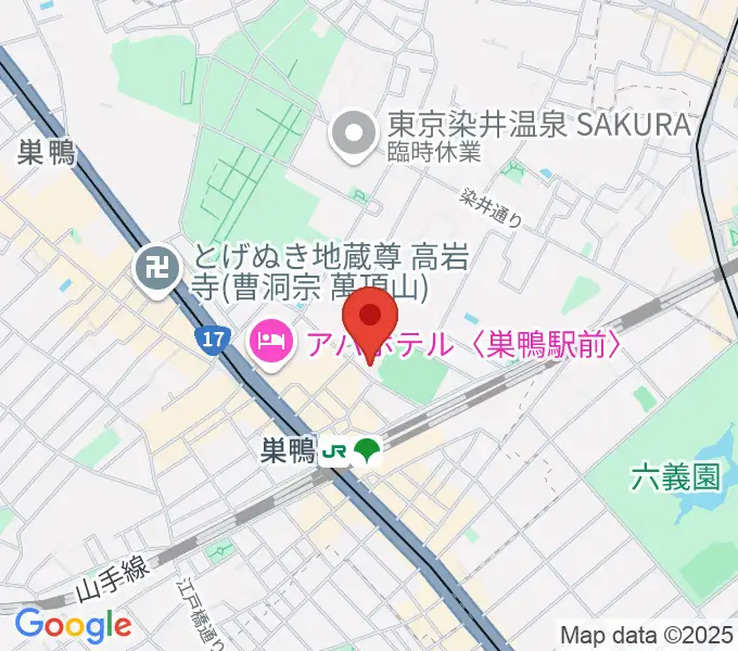 ミクロコスモスミュージックスクールの地図